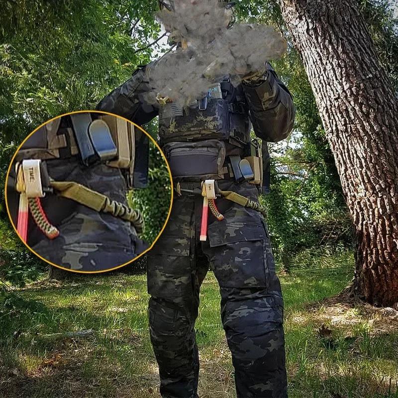 Jagd Schnellverschluss Sicherheit Gewehr Riemen Lanyard Band Seil Leine Kletterseil Airsoft Schutzschlinge für Outdoor Jagd