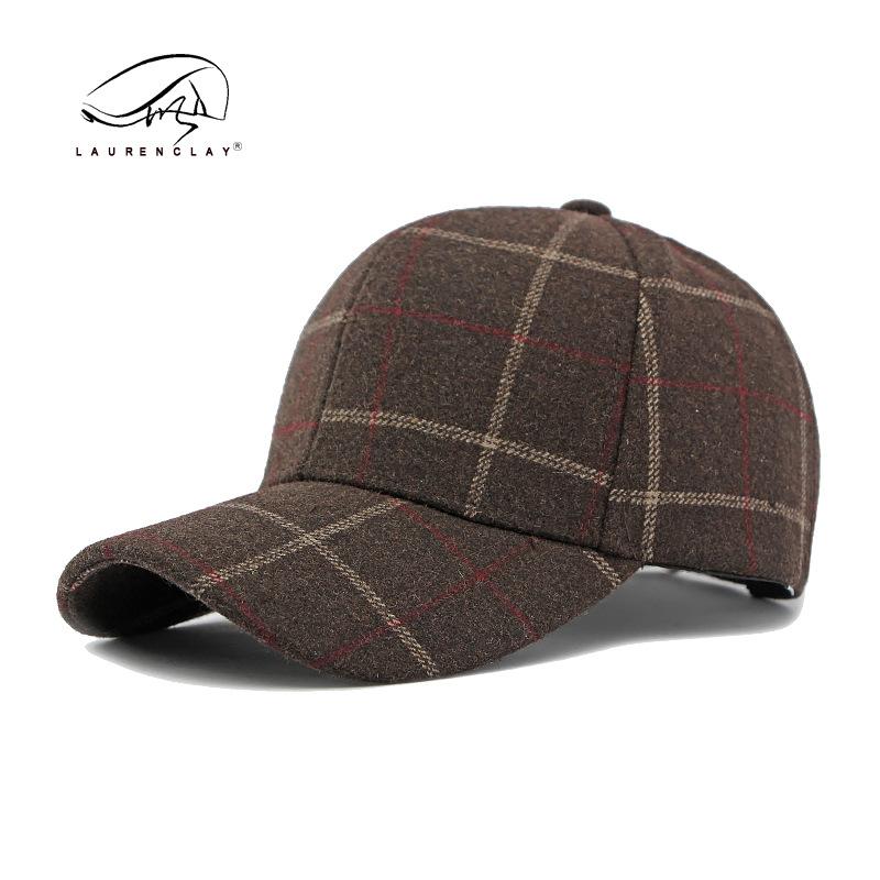 

Шерстяная шляпа мужская осенне-зимняя новая солнцезащитная кепка с козырьком женская классическая клетчатая бейсболка с жестким верхом тренд Adjustable
