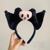 Cute Hair Bands Autumn Winter Plush Headbands Hair Clips Princess Girls' Headwear Lace Big Pink Bow Hair Accessories