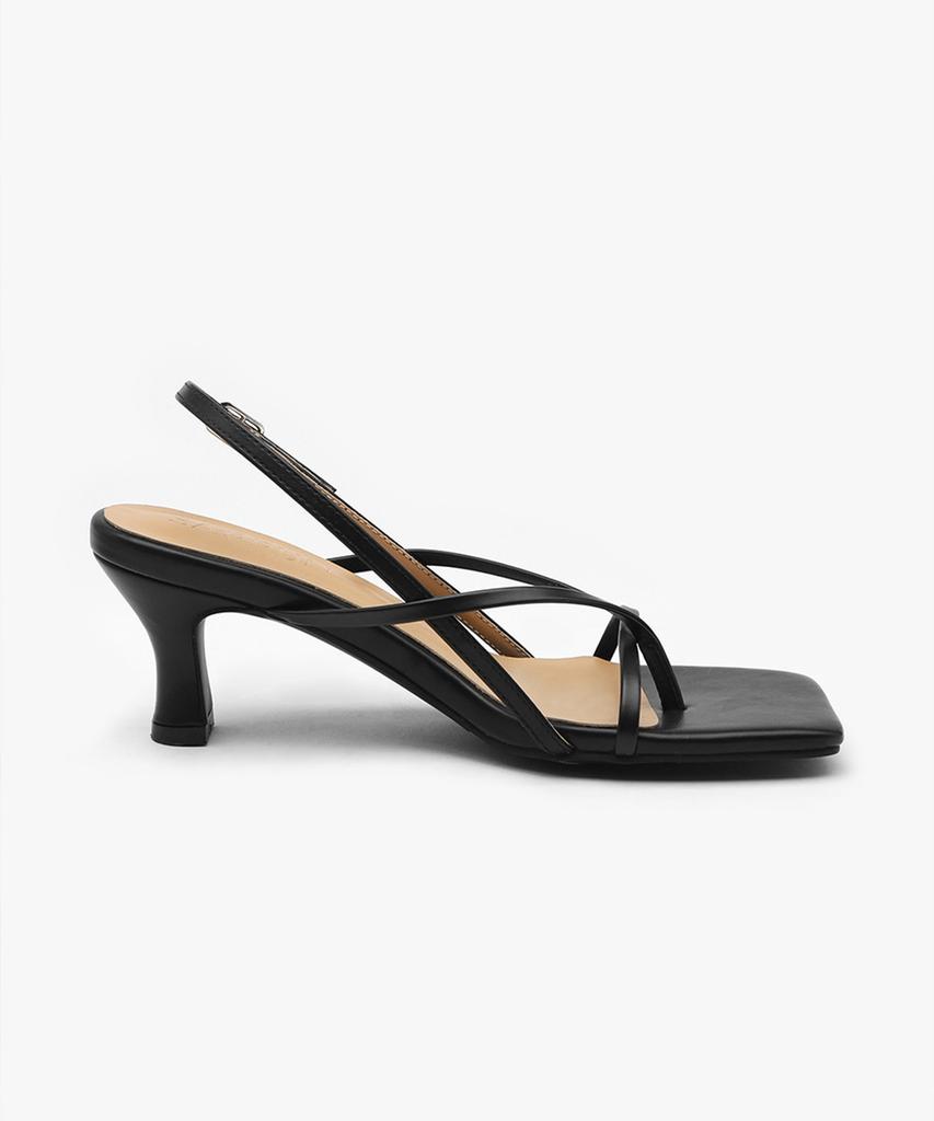 Sappun Cizenny Square Flip-Flop Heels (6Cm)