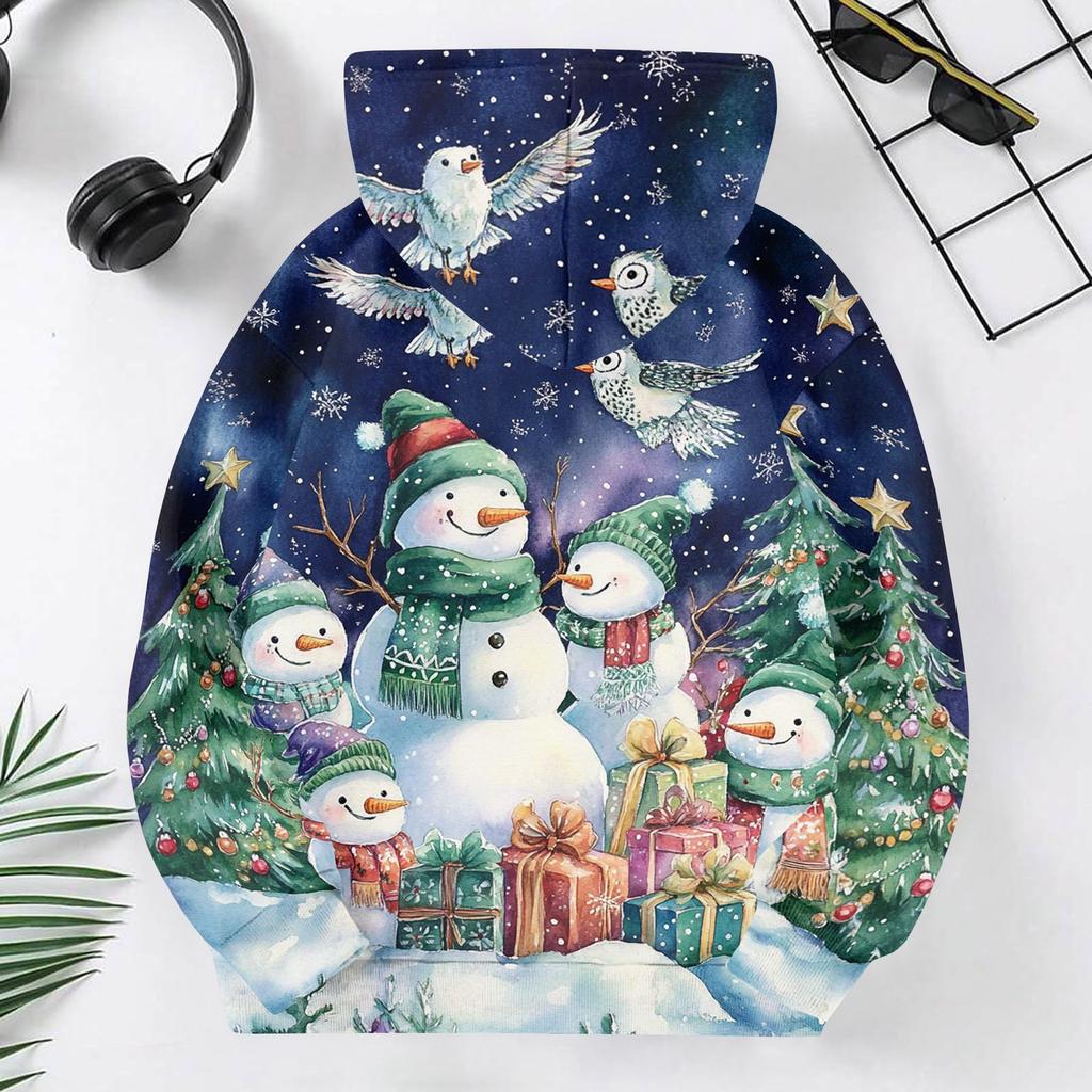 Children's Christmas Printed Sweater