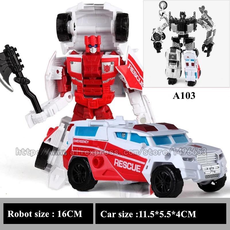 Haizhixing New Robot Car Transformation Toys Anime Devastator Action Figure Aircraft Motorcycle Model Kids Gift KO A103 5 in 1 Poseable Articulated