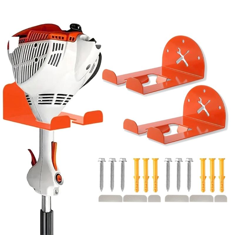 Space Saving Garden Organizers Garage Wall Mounted Tool Hanger Organizes Trimmers Mowers Blowers and Garden Equipment