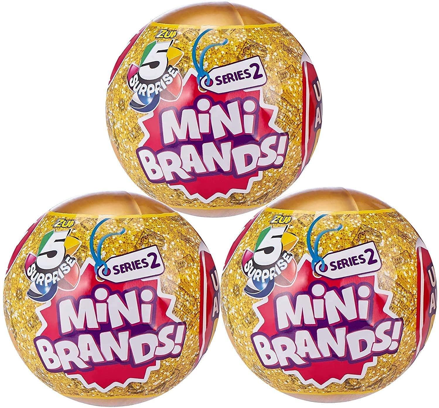 

Игрушка-капсула Zuru 5 сюрпризов Mini Brands Серия 2 - Набор из 3 шаров