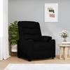 VidaXL Electric Recliner Armchair Black Faux Leather 3143449