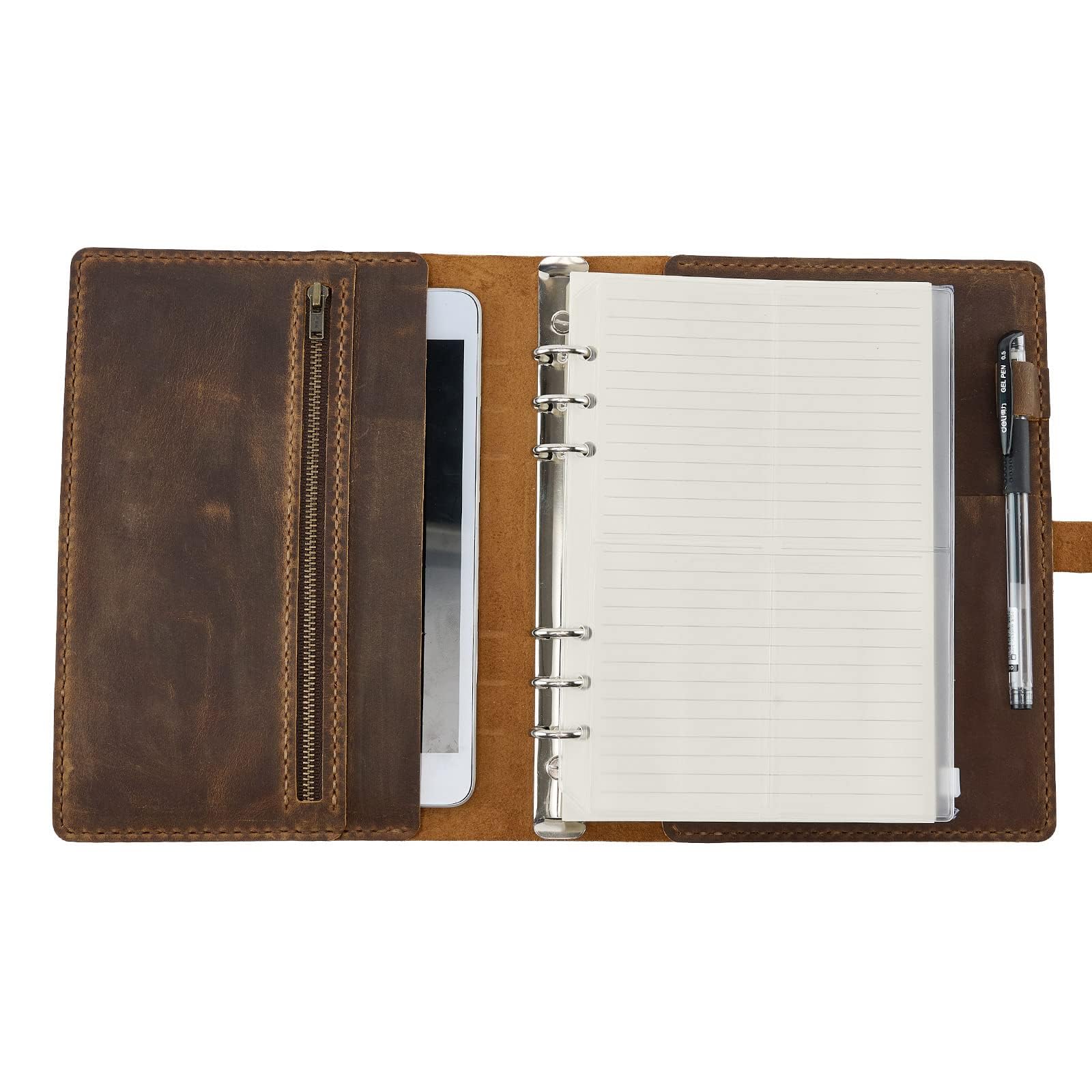

ROTERDON System Organizer Cover Leather A5 6 Holes (коричневый)