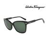 Salvatore Ferragamo Sunglasses SF815S 001 Round Horn-rimmed UV Protection Women Men