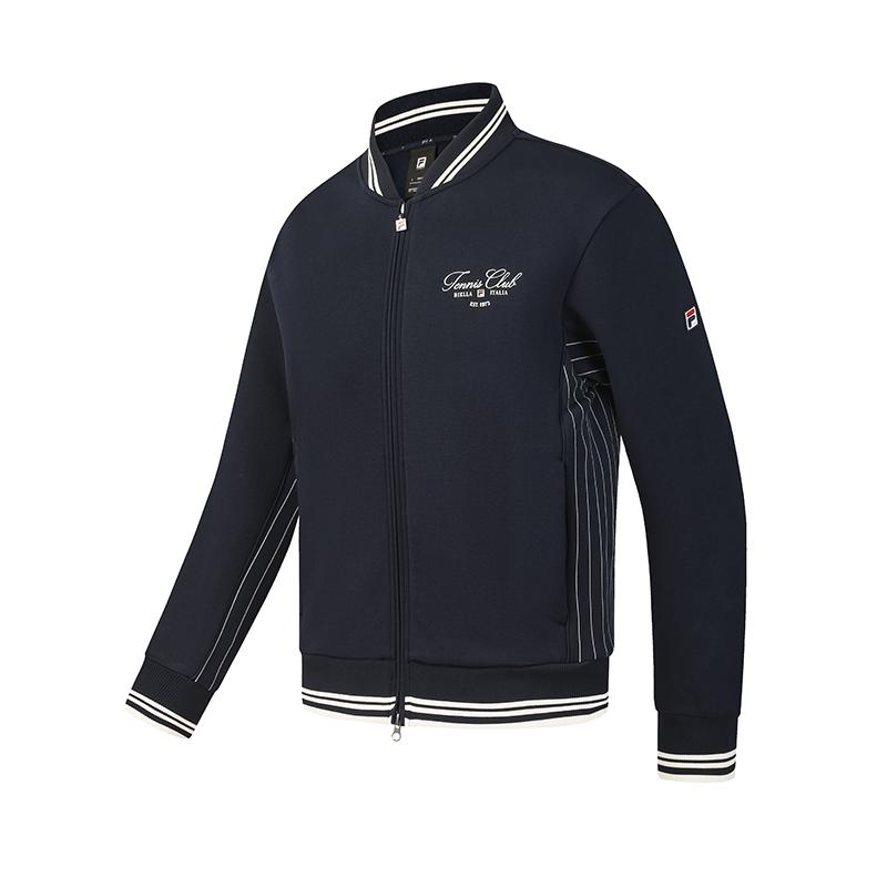 

Fila Tennis Fashion Classic Minimalist Retro Sports Casual Versatile Soft Comfortable Jacket Loose Baseball Jacket Men jackets Sky-Blue A11M613503FBU 3XL