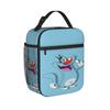 Film Oggy And The Cockroaches Lunch Bag  Travel Lunch Box For Men Leisure  Tote Food Bags Oxford Portable Insulated Cooler Bag