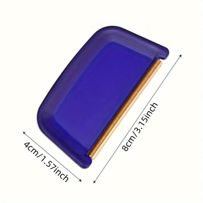 [Copper Mesh Lint Remover] Manual Lint Remover with Copper Mesh | Portable Fabric Shaver for Fleece and Knit Clothes, No Electricity Needed, Blue