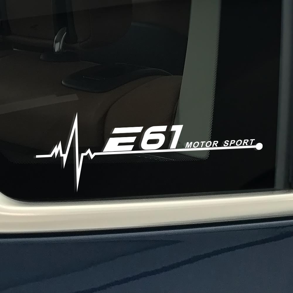 

2 шт. 20*7 см наклейка на боковое окно автомобиля авто Декор пленка наклейка аксессуары для E46 E90 E91 E60 E39 E36 E87 E92 E30 E34 E61 E62