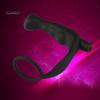 Adult Sex Toy Men Anal Plug Silicone Vibrator Prostate Ring G-Port Massager