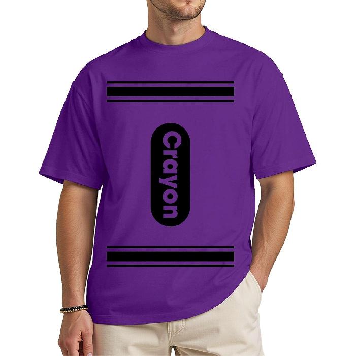 Funny Crayon Halloween Shirt, Unisex Costume T-Shirt for Adults and Teens