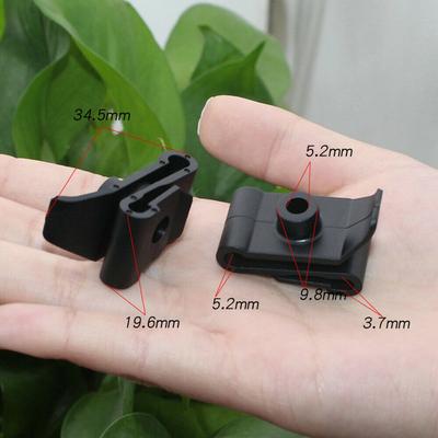 Vis utiles pour garde-boue de voiture noires, clips de garniture de roue