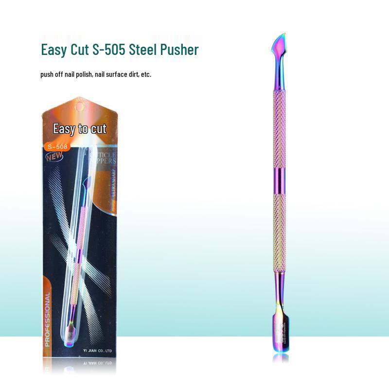 Ultra-Thin Double-Headed Steel Cuticle Pusher for Nail & Hand Care