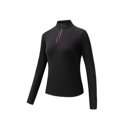Casual Pullover Stand Collar Letter Versatile Sports Warm Knitted Sweater Women Tops 162617404S-3
