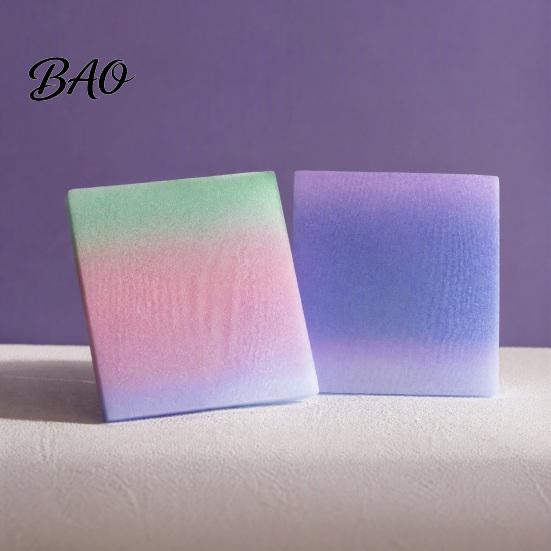 Waterproof PET Memo Notes Gradient Pearlescent Adhesive Notes, Matte Self-Stick Pads, Removable Sparkling Decorative Bookmark Stickers Sand Index Tabs