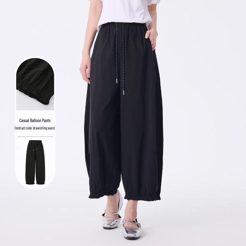 FivePlus Women s Loose Tulip Lantern Wide-Leg Pants L