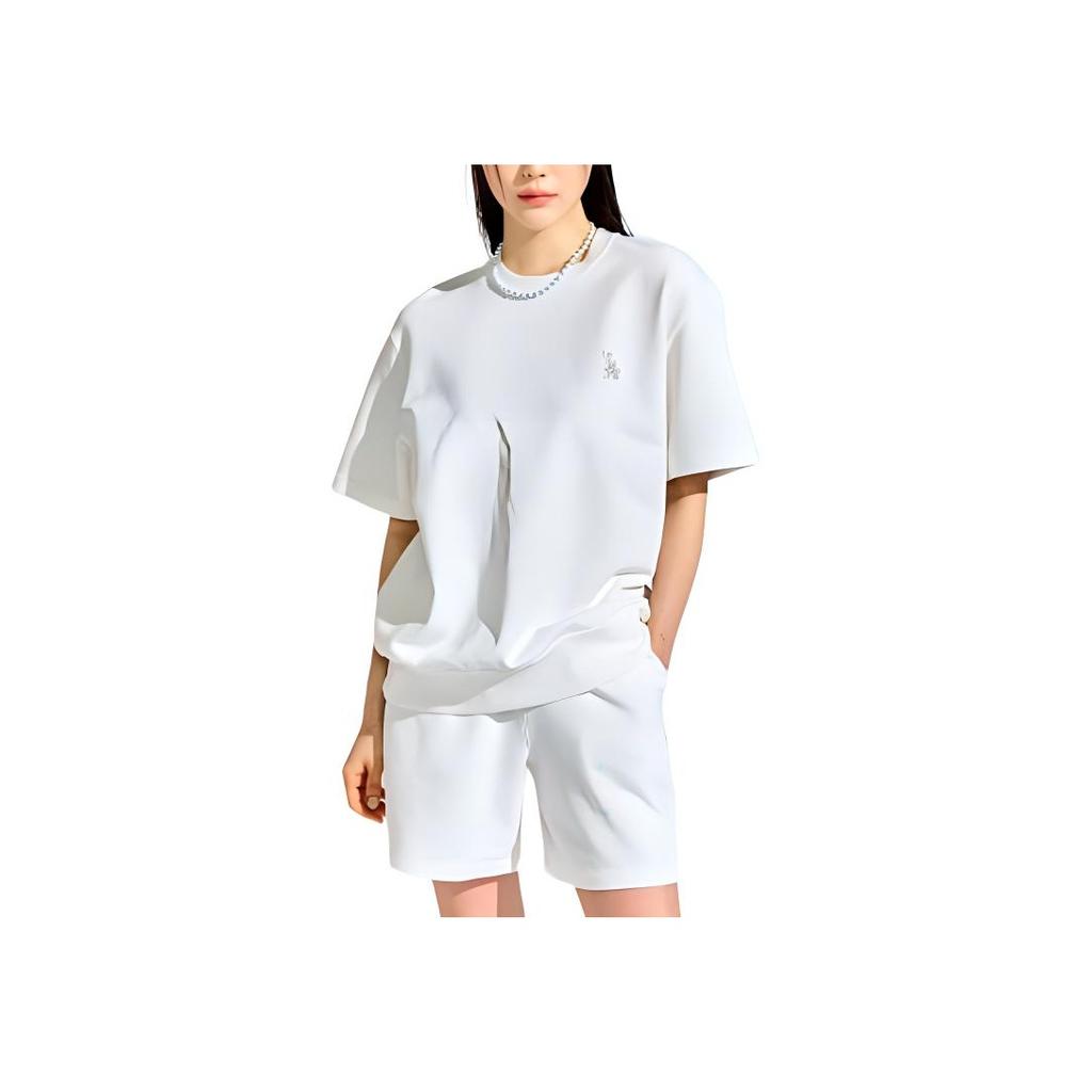 New MLB Los Angeles Dodgers Casual Shorts Unisex Beige 3ASPB0333-07IVS