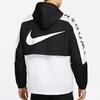 Nike Men S Zip-Up Sports Hooded Jacket 'Black/White' DJ4131-010