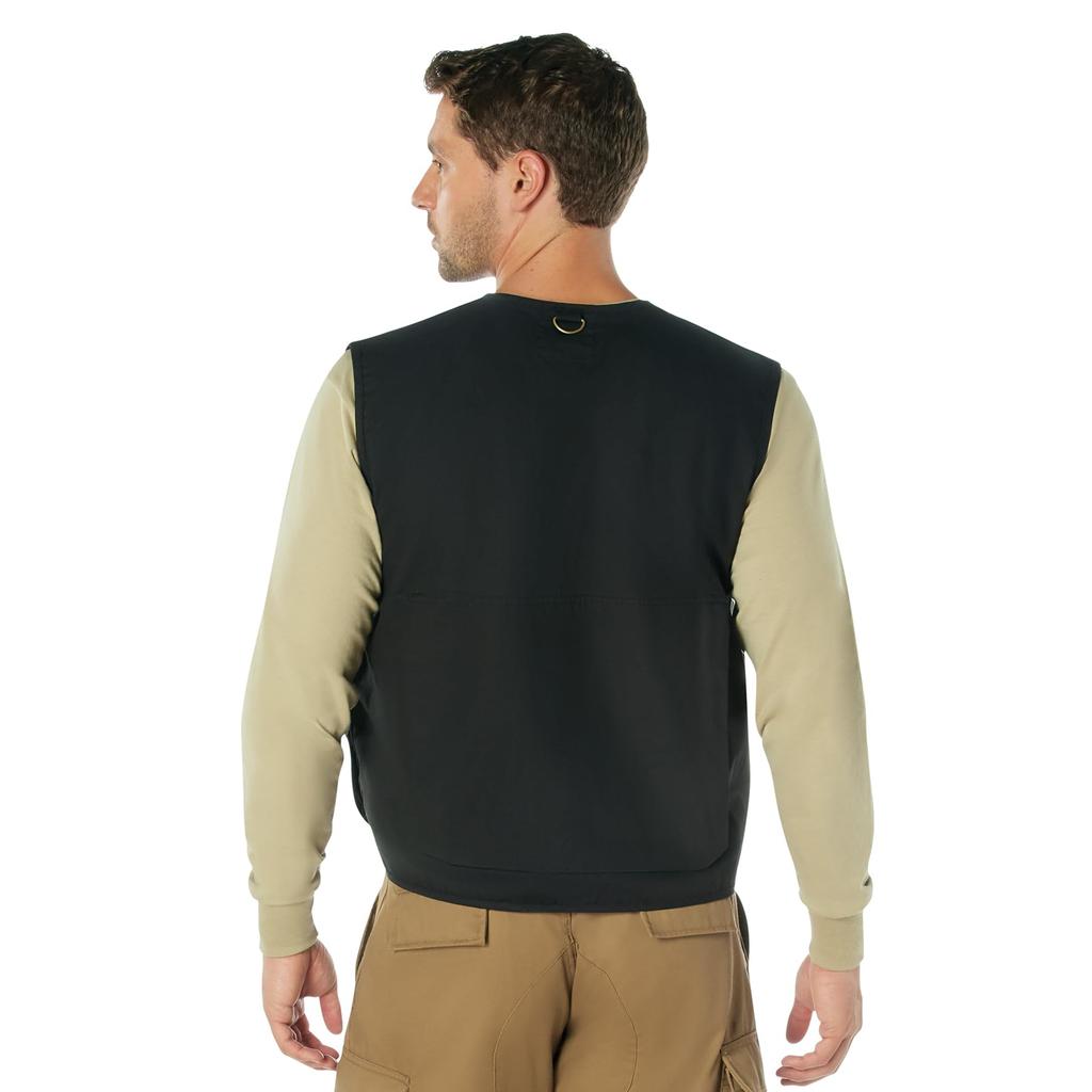 Rothco Uncle Milty Vest Black - Khaki, XX-Large,