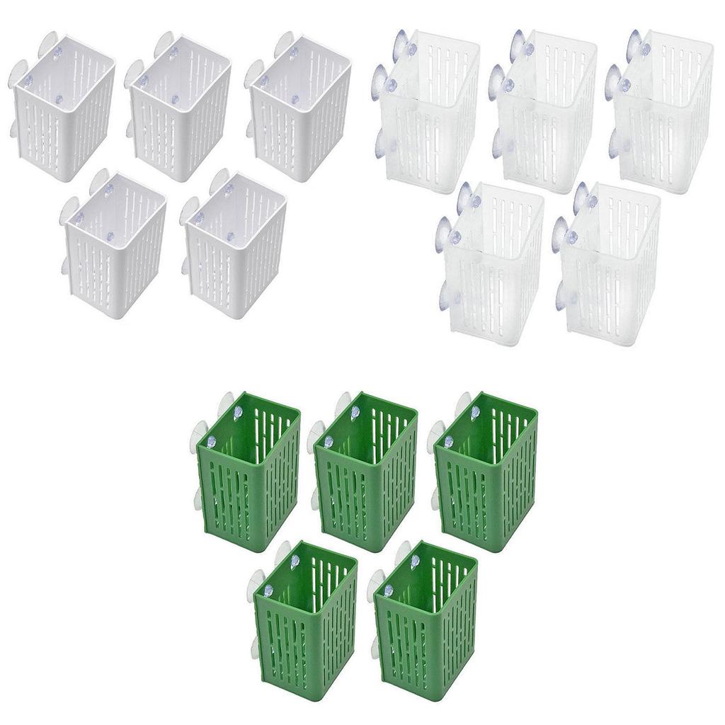 5Pcs Aquarium Plant Holder Aquatic Plant Mesh Net Pots Hangers Sturdy Basket Water Plants Holders for Garden Landscape Pond