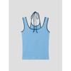 Saendeusaundeu (Women) String Layered Sleeveless Light Blue