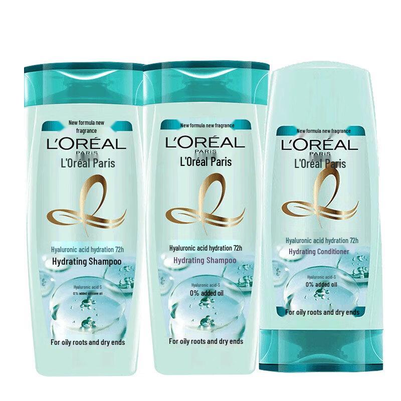 Набор L Oréal с увлажняющим шампунем и кондиционером с гиалуроновой кислотой
