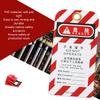 20Pcs Lockout Tagout Tags Kit PVC Plastic Reusable Engineering Safety Warning Signs Red