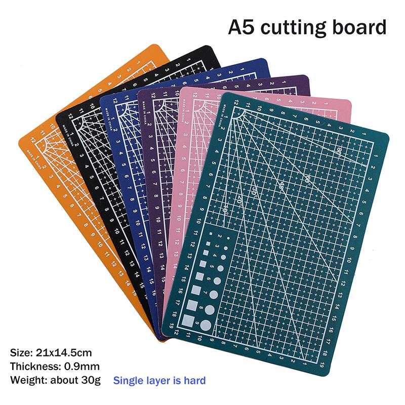 A4 A5 Solid Color Multi-Color Cutting Mat Sewing Mat Single-Sided Craft Pad Fabric Sewing And Making Cutting Board Diy Art Tool