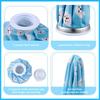 Reusable Hot Water Bottle Cute Water-filled Hand Warmer Hot Cold Compress Ice Pack Hot water Physiotherapy Bag for Period Pain