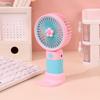 Mini Portable Handheld Cooling Fan, Cute Cartoon USB Rechargeable Fan, Ideal Summer Gift for Student Office Outdoor Travel