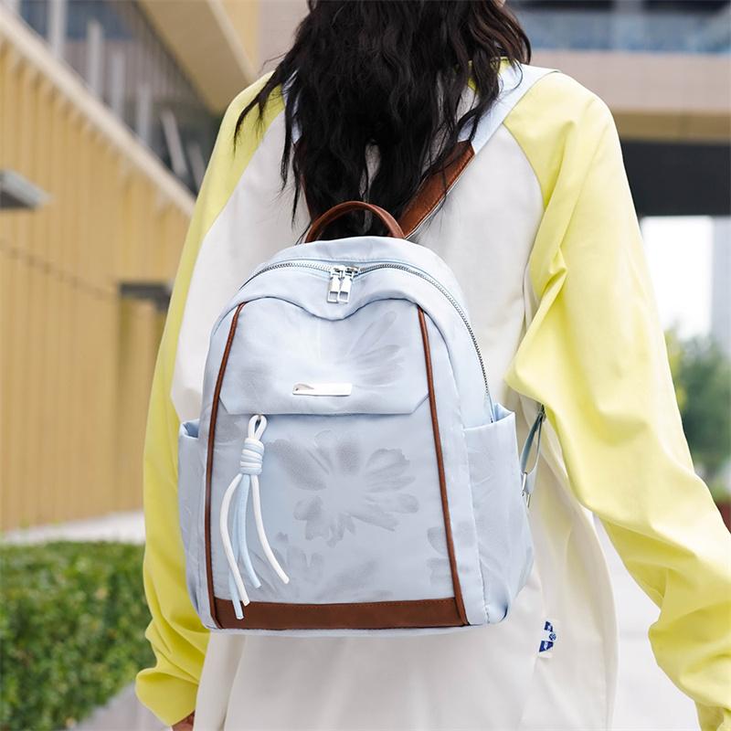 Women's Print Backpack Large Capacity Travel Backpack Lightweight Student Schoolbag