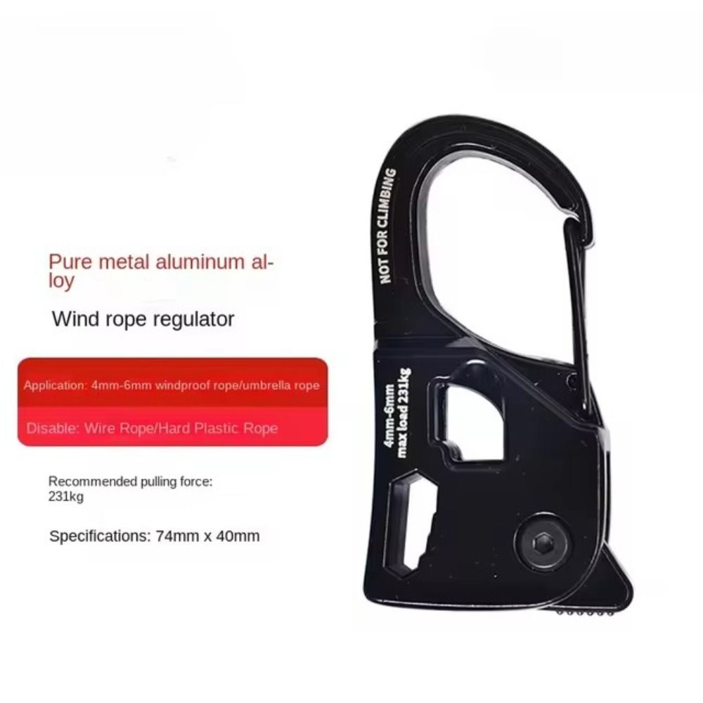 Kempinková přezka Napínák lana Samoblokovací Lehký napínák stanuové šňůry Pro přežití Rychlá oprava Nastavovač stanuové šňůry Outdoorové nástroje