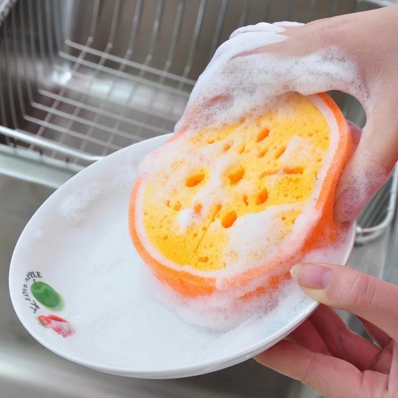 Simpatico Panno Spugna Addensata a Forma di Frutta per Lavare i Piatti Strofinaccio Cucina Domestico Spazzola per Pentole Spugna per Piatti Strumenti per la Pulizia della Cucina