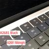 Bfenown Erstatningstast Tast MacBook Air M2 M3 Retina A2681 MacBook Pro 14 M2 M3 Pro A2779 A2780 A2918 A2992 MacBook Air M2 M3 A22 941 3114 Svart