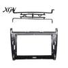Dashboard Mounting Adapter 9 Inch Radio Dash Kit for Volkswagen 2014, Car Stereo Navigation Fascia Panel Center Control Trim with Brackets Screws,