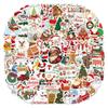 100 Unique Christmas Cartoon Graffiti Stickers for Notebooks, Suitcases, and Scooters