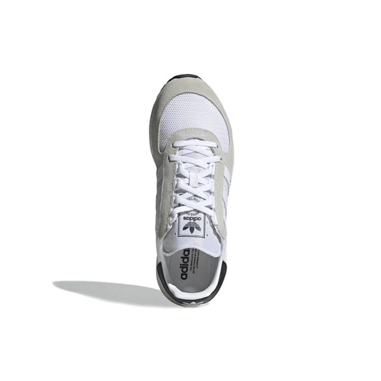 adidas Originals MARATHON TECH Slip Resistant Lightweight Non Slip Lightweight Low Top Casual Shoes Unisex Gray White EE4925