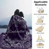 1 Stück, Bezaubernde Disney Cinderella Heimdekor-Decke, Flanell-Kuscheldecke, Für Draußen oder als Autoabdeckung. Ideal für Schlafzimmer, Wohnzimmer