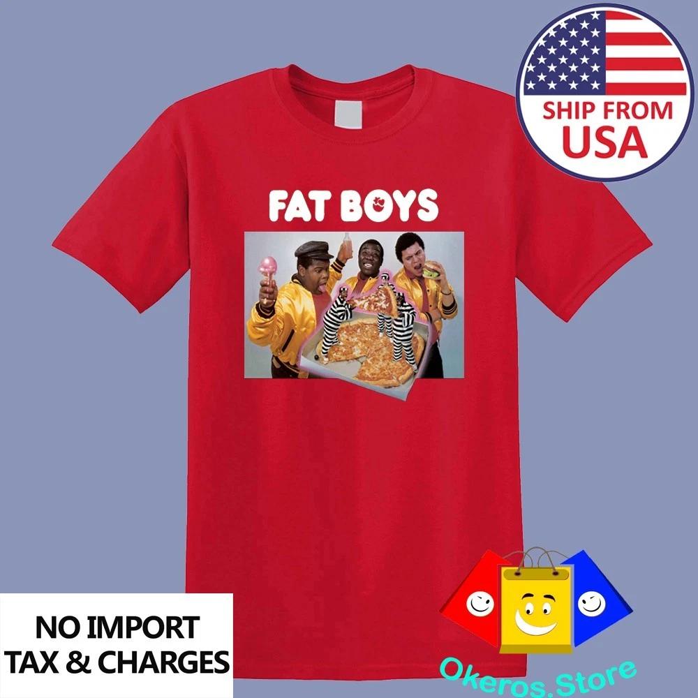 Fat Boys Old School Pizza Men s Red Size S to 5XL L