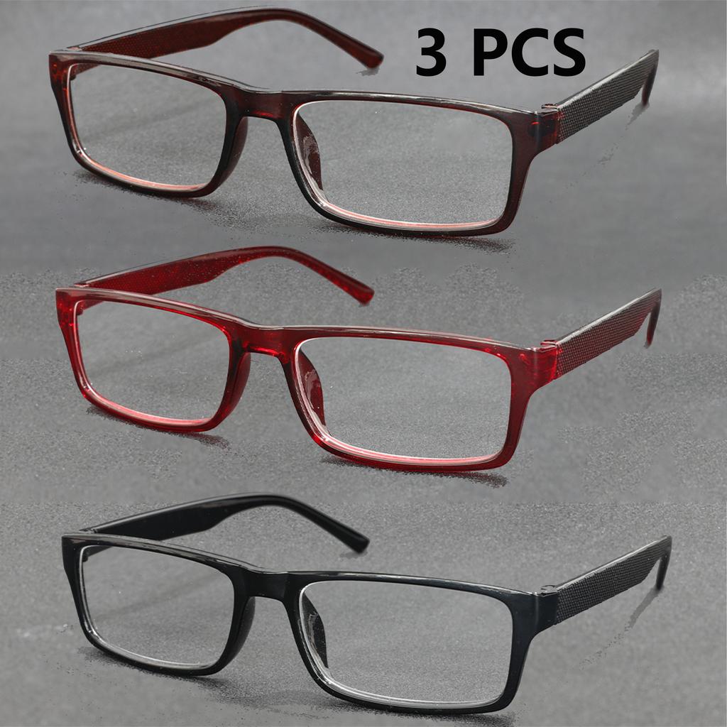 3 PCS Unisex Reading Glasses For Women And Men Blue Light Blocking Computer Glasses