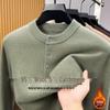 Hengyuanxiang Men's Autumn/Winter Wool Knit Base Layer Sweater