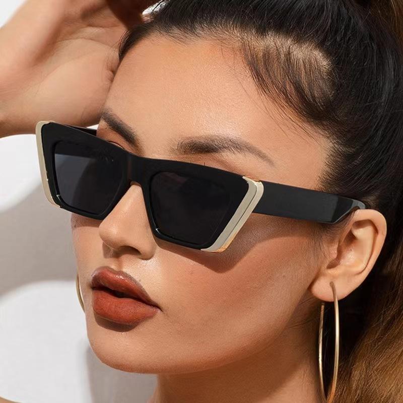New Vintage Square Sunglasses Women Men Rectangle Sun Glasses Cat Eye Eyewear Oculos De Sol for Male Female