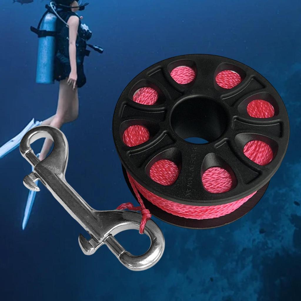 3inch Scuba Equipment Diving Ree with Stainless Hook Lightweight for Buoy Deployment Professional Accessory
