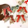 10*pcs Christmas Decoration Bow Ribbon Decoration Christmas Tree Pendants Christmas Charms Home Decor Xmas Hanging Ornaments