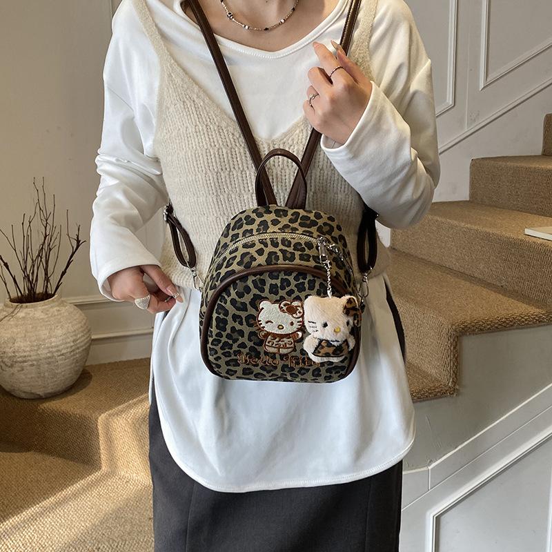 Cartoon Cute Kitten Boys And Girls Backpack Foreign Mini Baby Small Schoolbag Autumn And Winter Children'S Backpack
