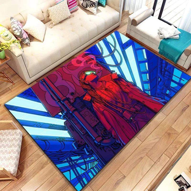 

Cartoon Sci-fi Scene Bedroom Floor Mat Decoration Home Living Room Floor Mat 40x60cm