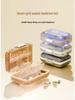 Portable 7-Grid Moisture-Proof Pill Box for Daily Medication