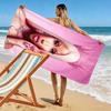 Nicki Minaj Print Beach Towel, Large Soft Quick Dry Towel for Beach Camping Swimming